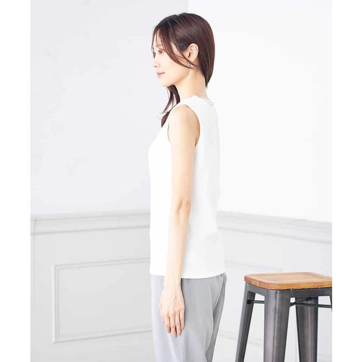 モチーフレースタンクトップ | a.v.v【WOMEN】 | 詳細画像6 