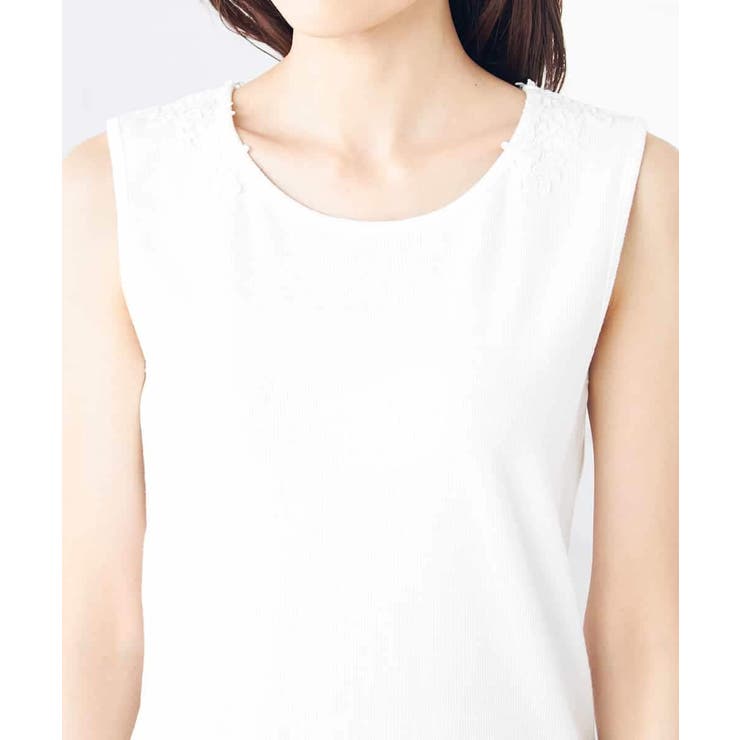 モチーフレースタンクトップ | a.v.v【WOMEN】 | 詳細画像8 