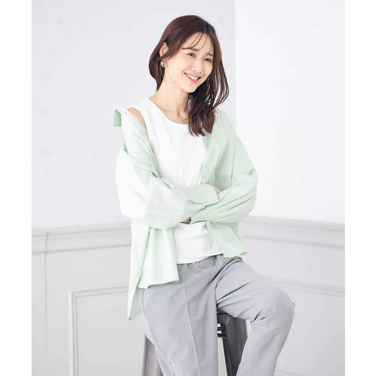 ホワイト | モチーフレースタンクトップ | a.v.v【WOMEN】