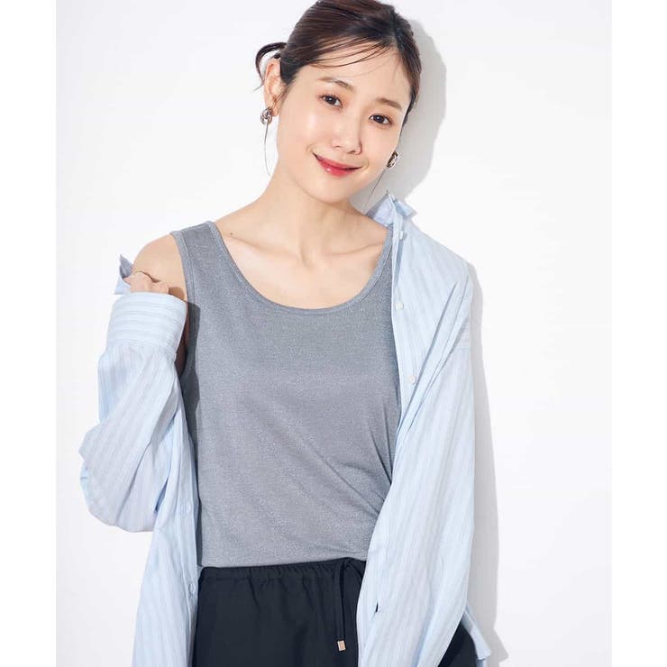 【前後2WAY】ラメタンクトップ | a.v.v【WOMEN】 | 詳細画像13 