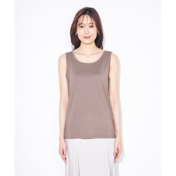 【前後2WAY】ラメタンクトップ | a.v.v【WOMEN】 | 詳細画像5 