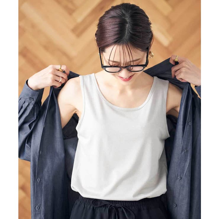 【前後2WAY】ラメタンクトップ | a.v.v【WOMEN】 | 詳細画像6 