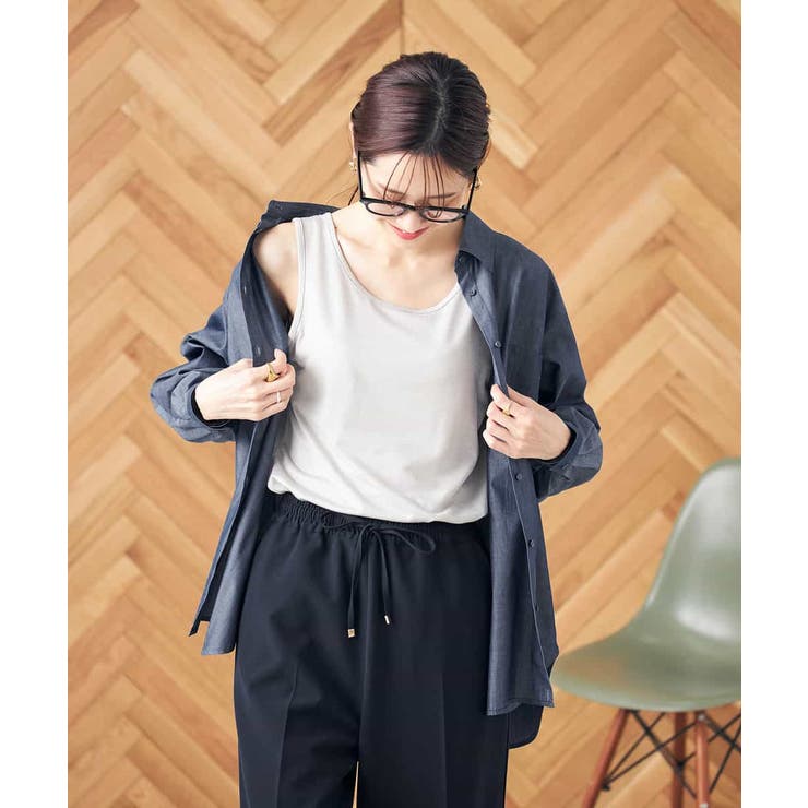 グレージュ | 【前後2WAY】ラメタンクトップ | a.v.v【WOMEN】