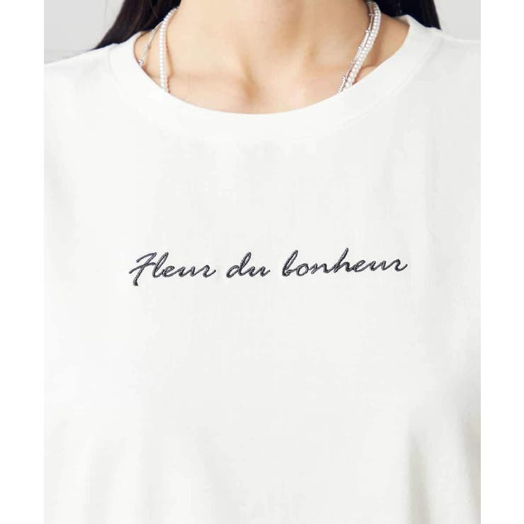 【コットン100％】ハンドレター調ロゴTシャツ | a.v.v【WOMEN】 | 詳細画像24 