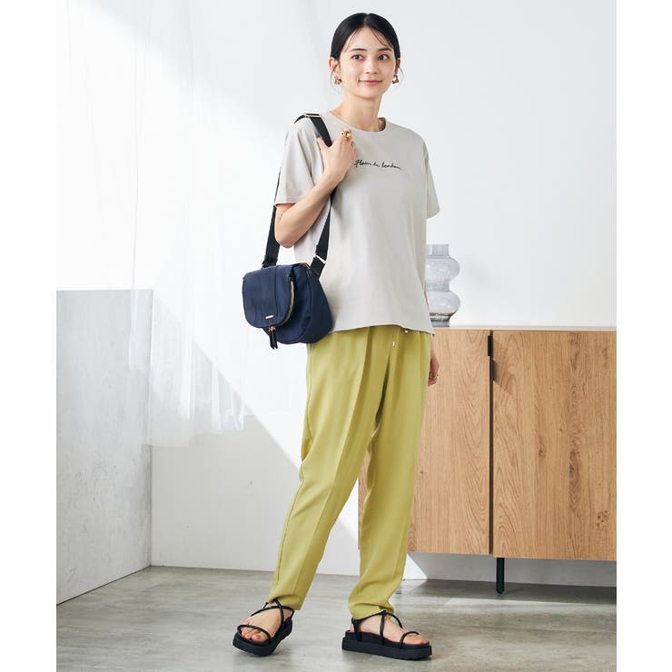 【コットン100％】ハンドレター調ロゴTシャツ | a.v.v【WOMEN】 | 詳細画像5 