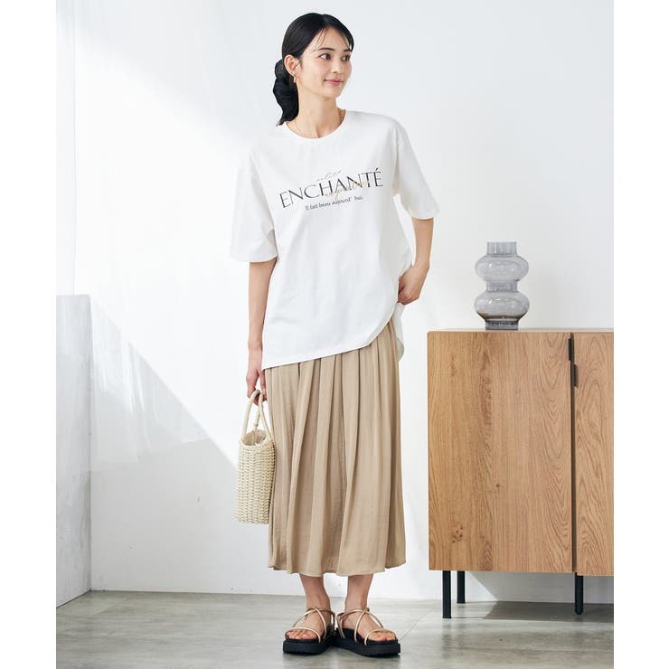 【コットン100%】クラシックロゴTシャツ | a.v.v【WOMEN】 | 詳細画像12 