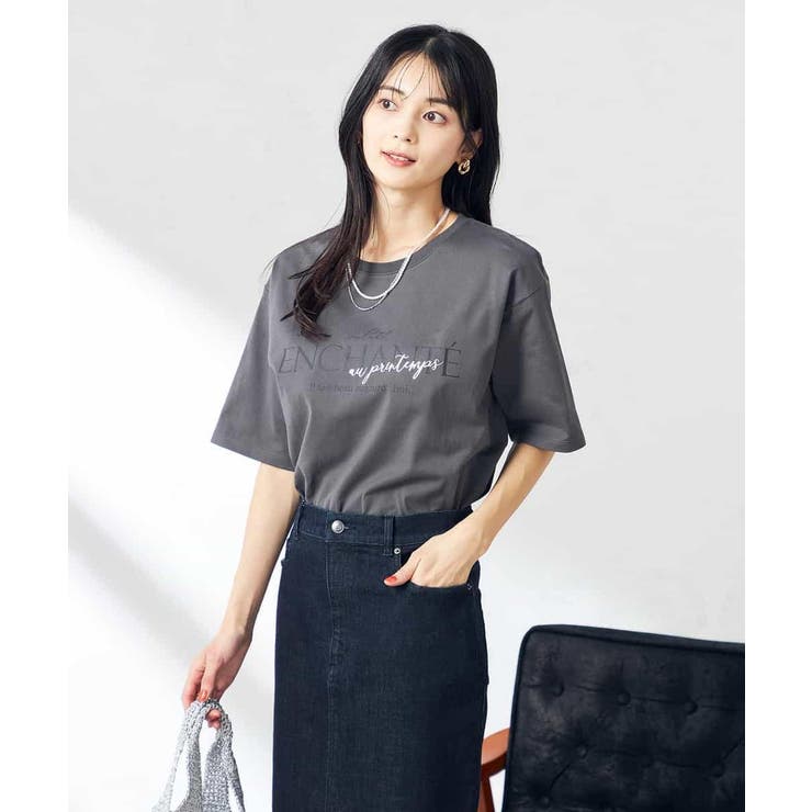 【コットン100%】クラシックロゴTシャツ | a.v.v【WOMEN】 | 詳細画像18 