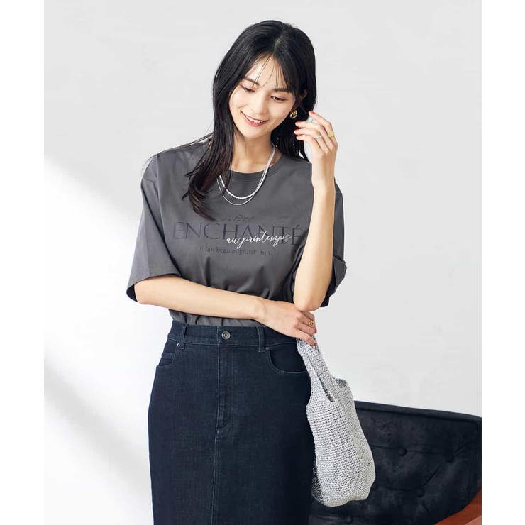 【コットン100%】クラシックロゴTシャツ | a.v.v【WOMEN】 | 詳細画像19 