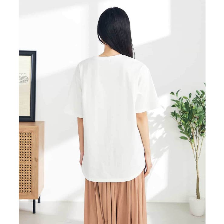 【コットン100%】クラシックロゴTシャツ | a.v.v【WOMEN】 | 詳細画像24 