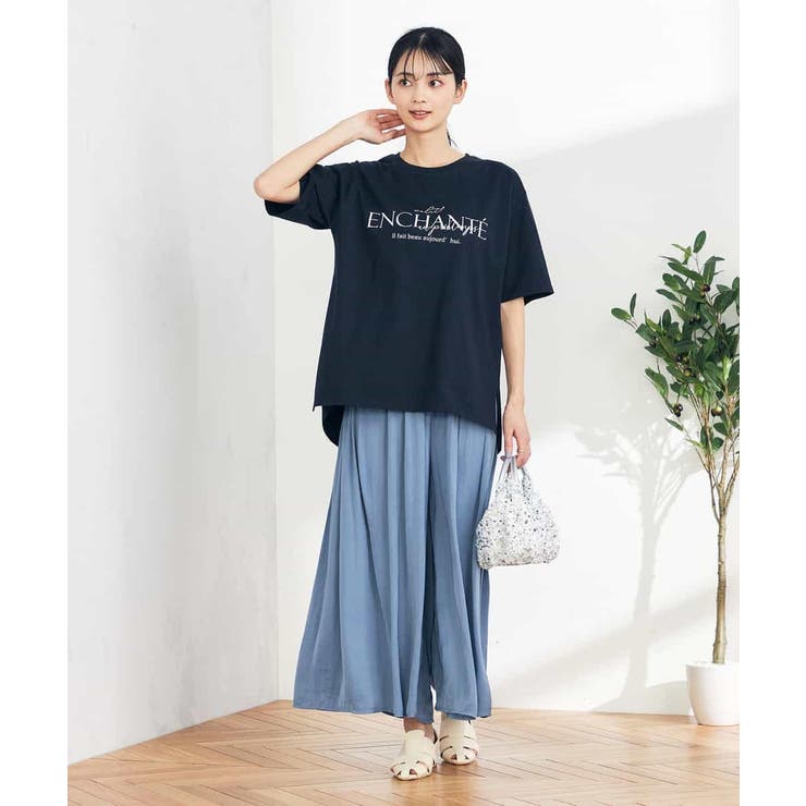 【コットン100%】クラシックロゴTシャツ | a.v.v【WOMEN】 | 詳細画像4 