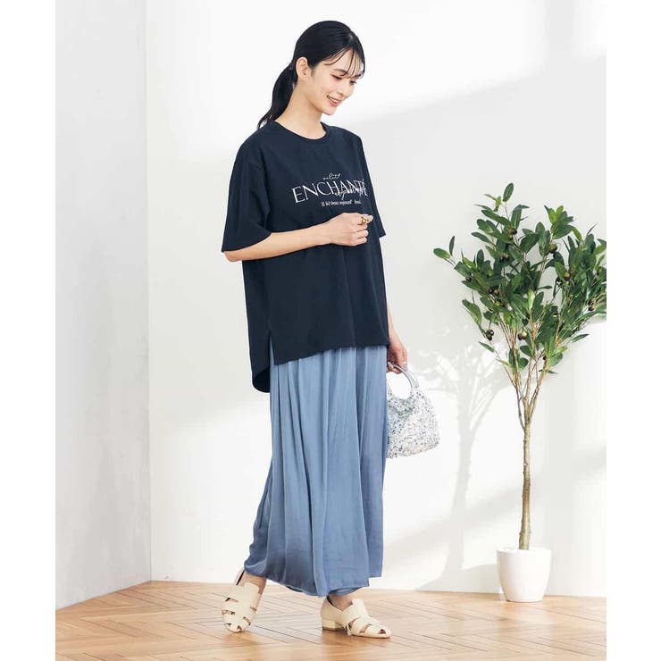 【コットン100%】クラシックロゴTシャツ | a.v.v【WOMEN】 | 詳細画像5 