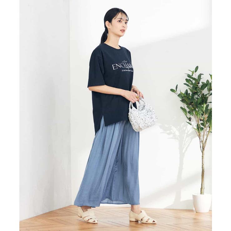 【コットン100%】クラシックロゴTシャツ | a.v.v【WOMEN】 | 詳細画像6 