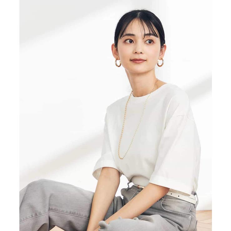 【UVカット 接触冷感 コットン100％】大人のロールアップハーフスリーブオーバ… | a.v.v【WOMEN】 | 詳細画像10 