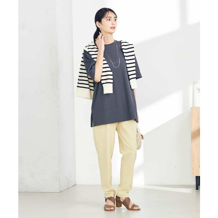 【UVカット 接触冷感 コットン100％】大人のロールアップハーフスリーブオーバ… | a.v.v【WOMEN】 | 詳細画像21 