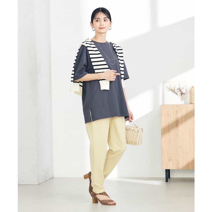 【UVカット 接触冷感 コットン100％】大人のロールアップハーフスリーブオーバ… | a.v.v【WOMEN】 | 詳細画像22 