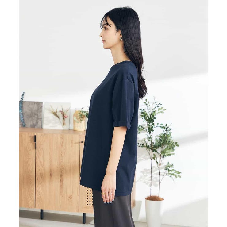 【UVカット 接触冷感 コットン100％】大人のロールアップハーフスリーブオーバ… | a.v.v【WOMEN】 | 詳細画像24 