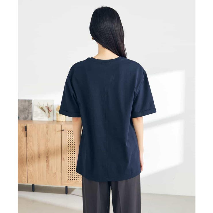 【UVカット 接触冷感 コットン100％】大人のロールアップハーフスリーブオーバ… | a.v.v【WOMEN】 | 詳細画像25 