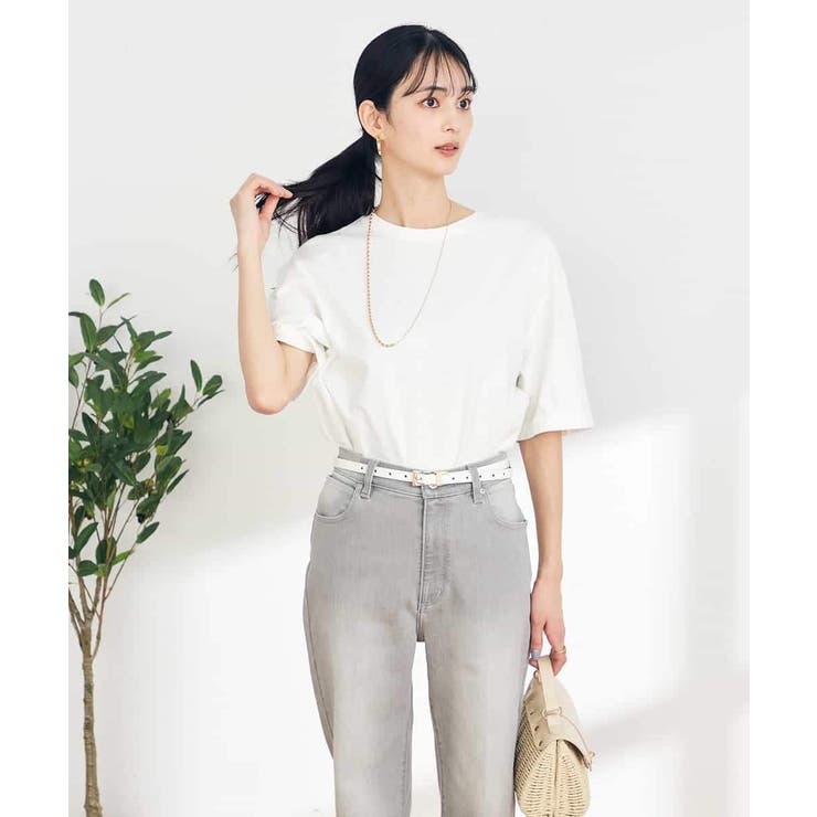 【UVカット 接触冷感 コットン100％】大人のロールアップハーフスリーブオーバ… | a.v.v【WOMEN】 | 詳細画像8 