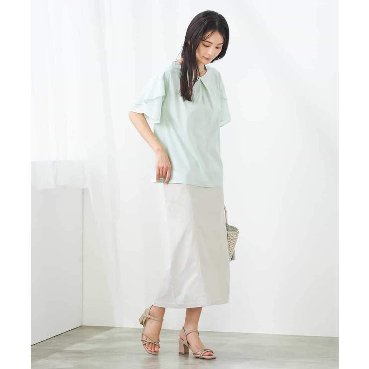 【接触冷感/UVカット】2WAY シフォンケープカットソー | a.v.v【WOMEN】 | 詳細画像16 