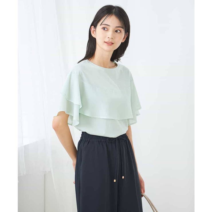 【接触冷感/UVカット】2WAY シフォンケープカットソー | a.v.v【WOMEN】 | 詳細画像23 