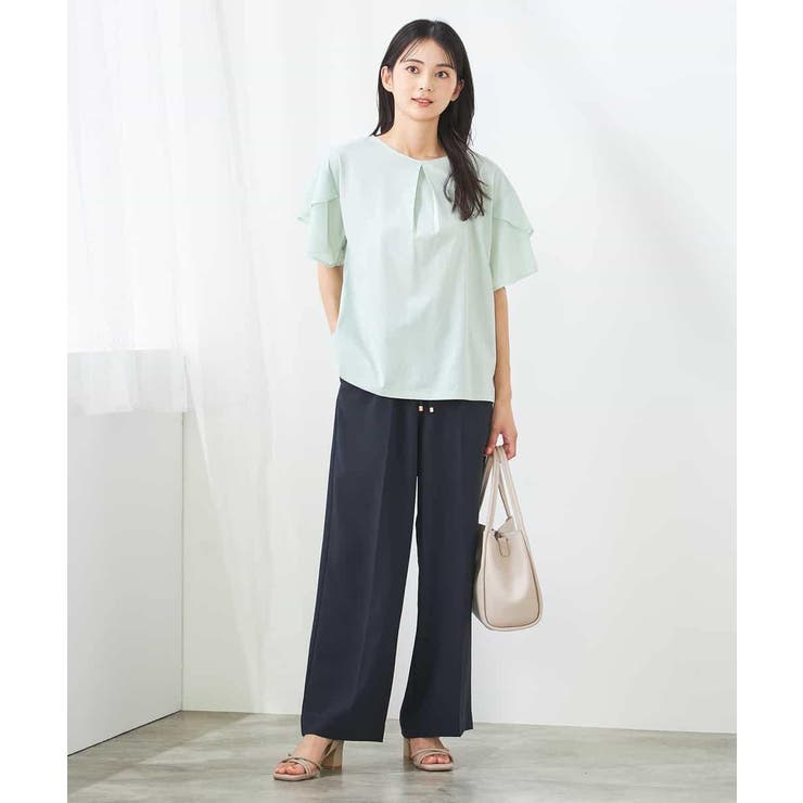 【接触冷感/UVカット】2WAY シフォンケープカットソー | a.v.v【WOMEN】 | 詳細画像25 