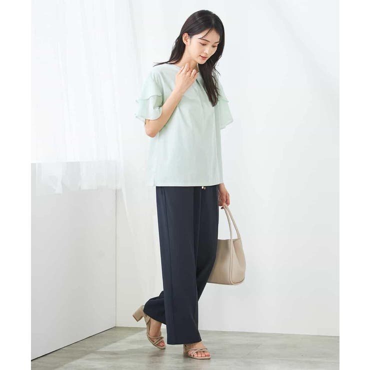 【接触冷感/UVカット】2WAY シフォンケープカットソー | a.v.v【WOMEN】 | 詳細画像27 