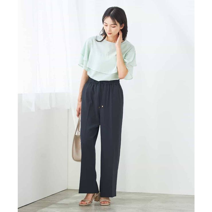 【接触冷感/UVカット】2WAY シフォンケープカットソー | a.v.v【WOMEN】 | 詳細画像30 