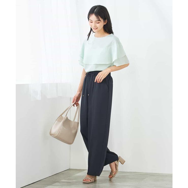 【接触冷感/UVカット】2WAY シフォンケープカットソー | a.v.v【WOMEN】 | 詳細画像31 