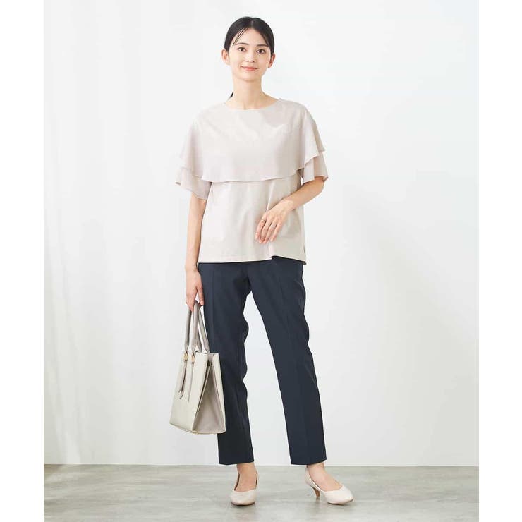 【接触冷感/UVカット】2WAY シフォンケープカットソー | a.v.v【WOMEN】 | 詳細画像44 