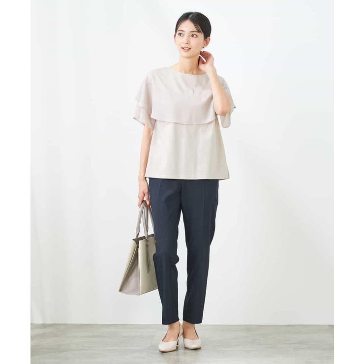 【接触冷感/UVカット】2WAY シフォンケープカットソー | a.v.v【WOMEN】 | 詳細画像45 