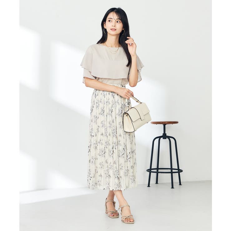 【接触冷感/UVカット】2WAY シフォンケープカットソー | a.v.v【WOMEN】 | 詳細画像51 