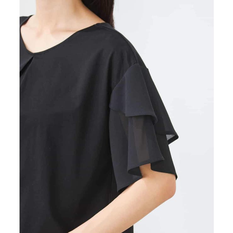 【接触冷感/UVカット】2WAY シフォンケープカットソー | a.v.v【WOMEN】 | 詳細画像73 