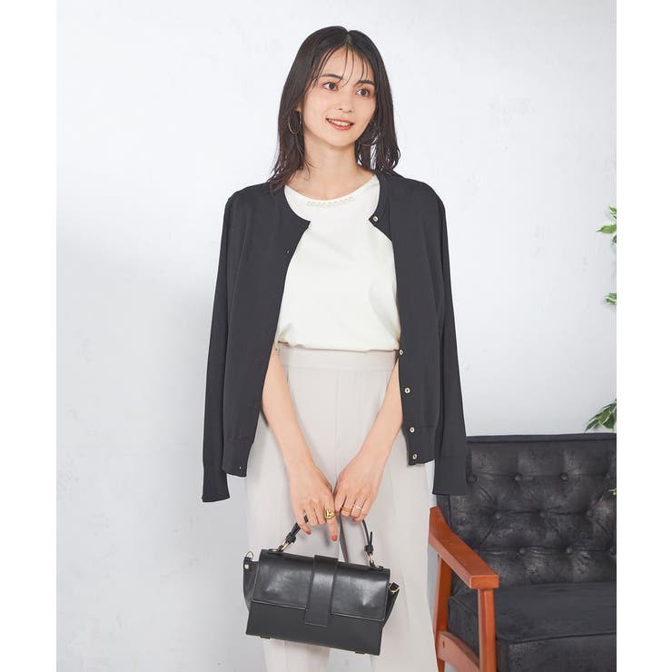 【UVカット】パール調ネックトップス | a.v.v【WOMEN】 | 詳細画像11 