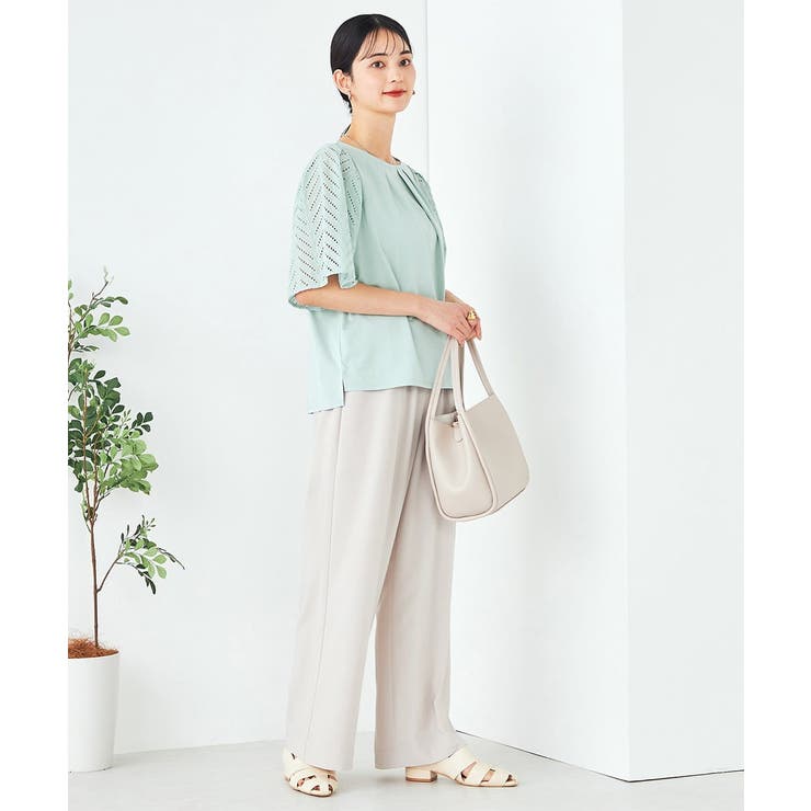 リーフレーススリーブトップス | a.v.v【WOMEN】 | 詳細画像10 