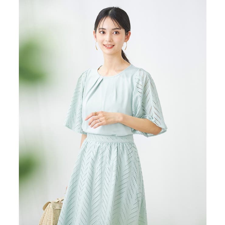 リーフレーススリーブトップス | a.v.v【WOMEN】 | 詳細画像11 