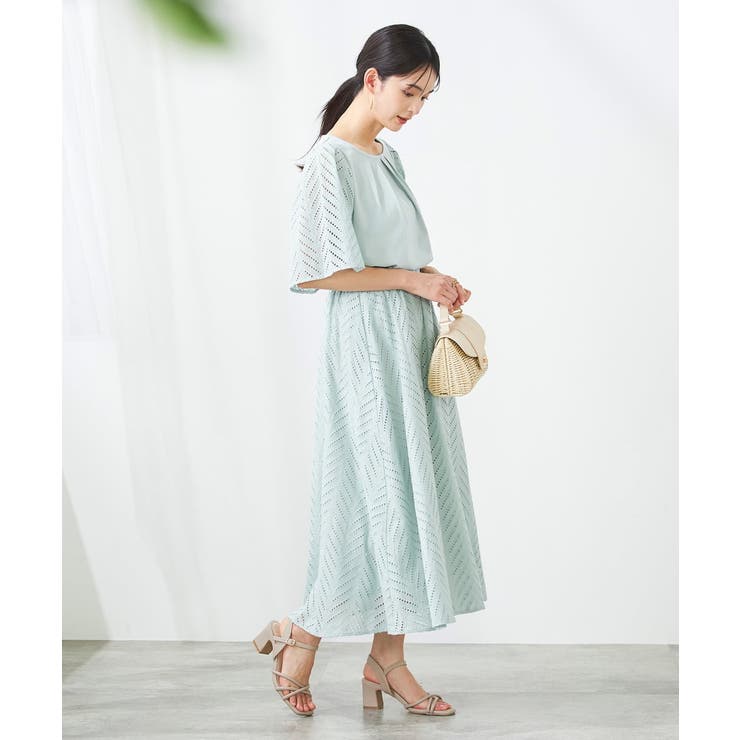 リーフレーススリーブトップス | a.v.v【WOMEN】 | 詳細画像12 