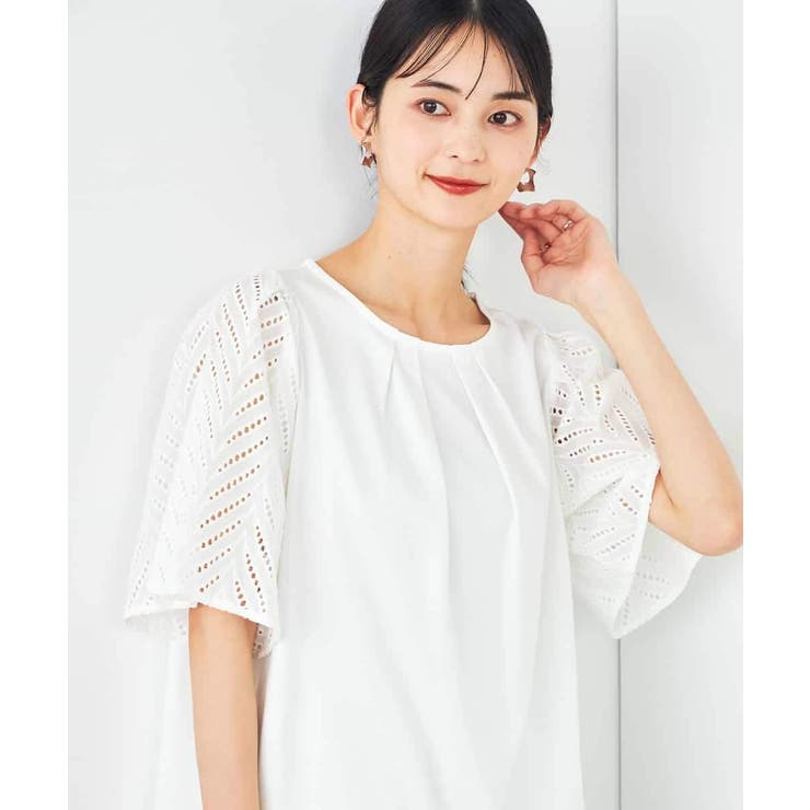 リーフレーススリーブトップス | a.v.v【WOMEN】 | 詳細画像17 