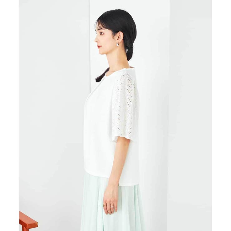 リーフレーススリーブトップス | a.v.v【WOMEN】 | 詳細画像22 