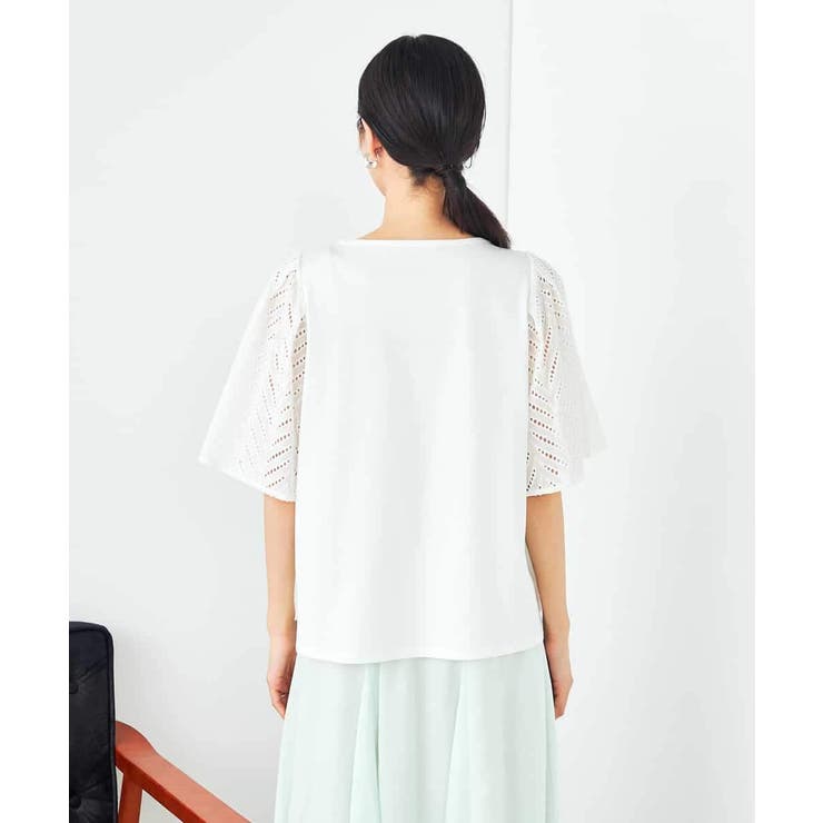 リーフレーススリーブトップス | a.v.v【WOMEN】 | 詳細画像23 