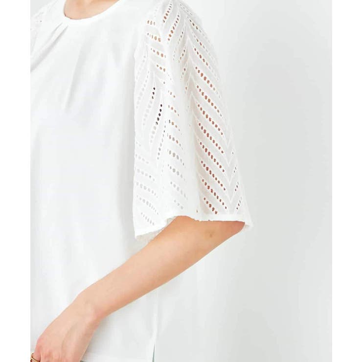 リーフレーススリーブトップス | a.v.v【WOMEN】 | 詳細画像25 