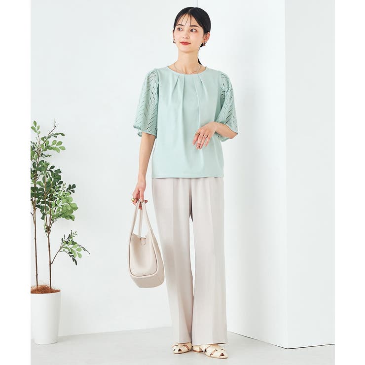 リーフレーススリーブトップス | a.v.v【WOMEN】 | 詳細画像8 