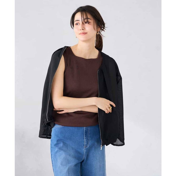 ベーシックテレコタンクトップ | a.v.v【WOMEN】 | 詳細画像2 