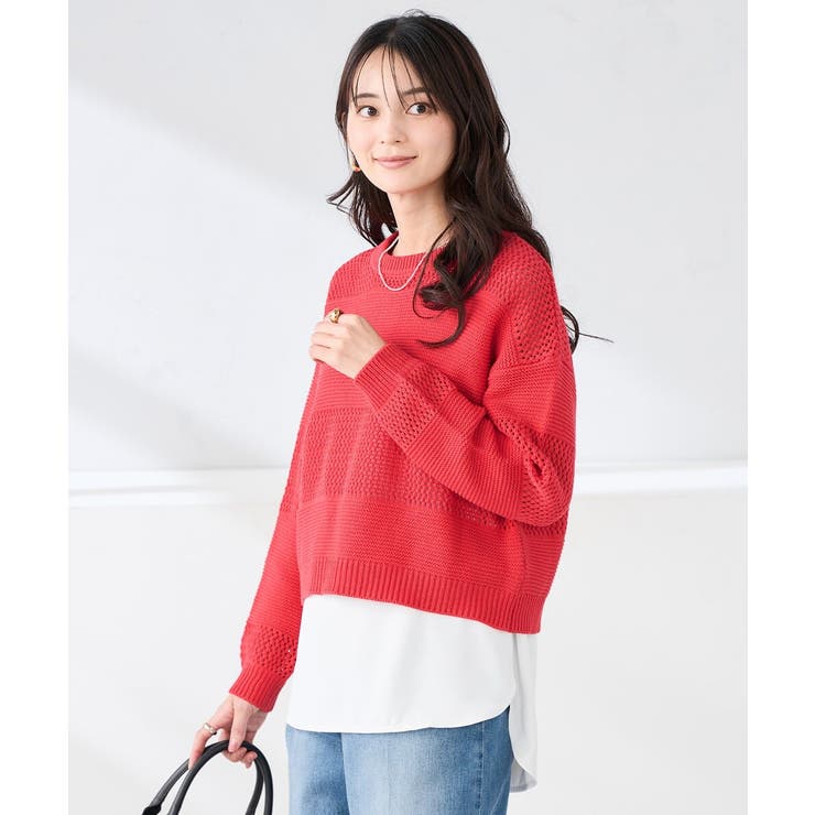 【イージーケア】ラウンドヘムロングタンクトップ | a.v.v【WOMEN】 | 詳細画像10 