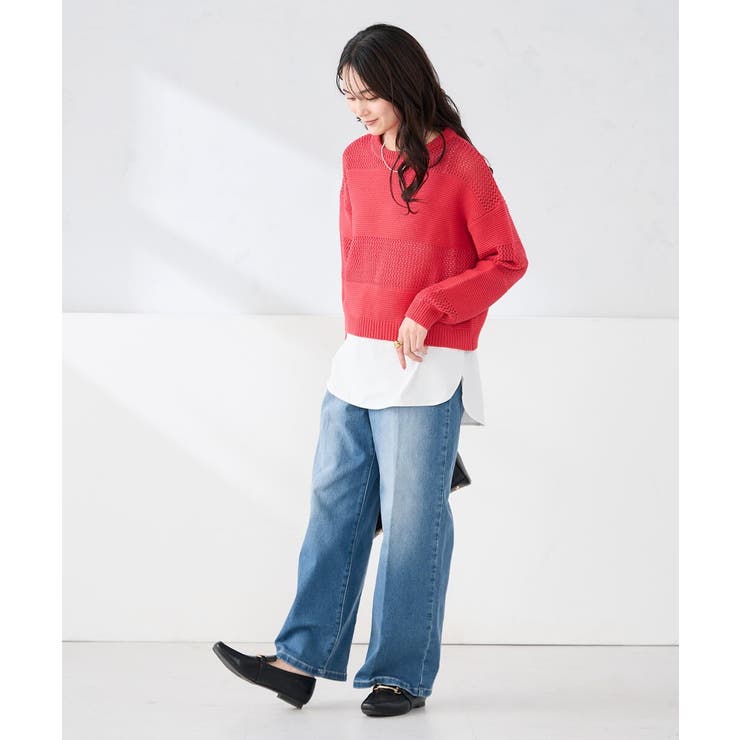 【イージーケア】ラウンドヘムロングタンクトップ | a.v.v【WOMEN】 | 詳細画像11 