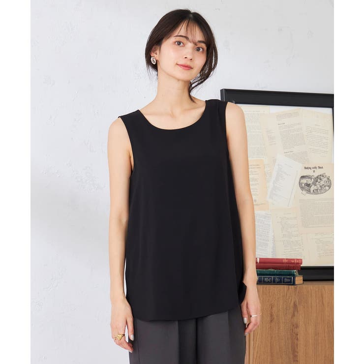 【イージーケア】ラウンドヘムロングタンクトップ | a.v.v【WOMEN】 | 詳細画像14 