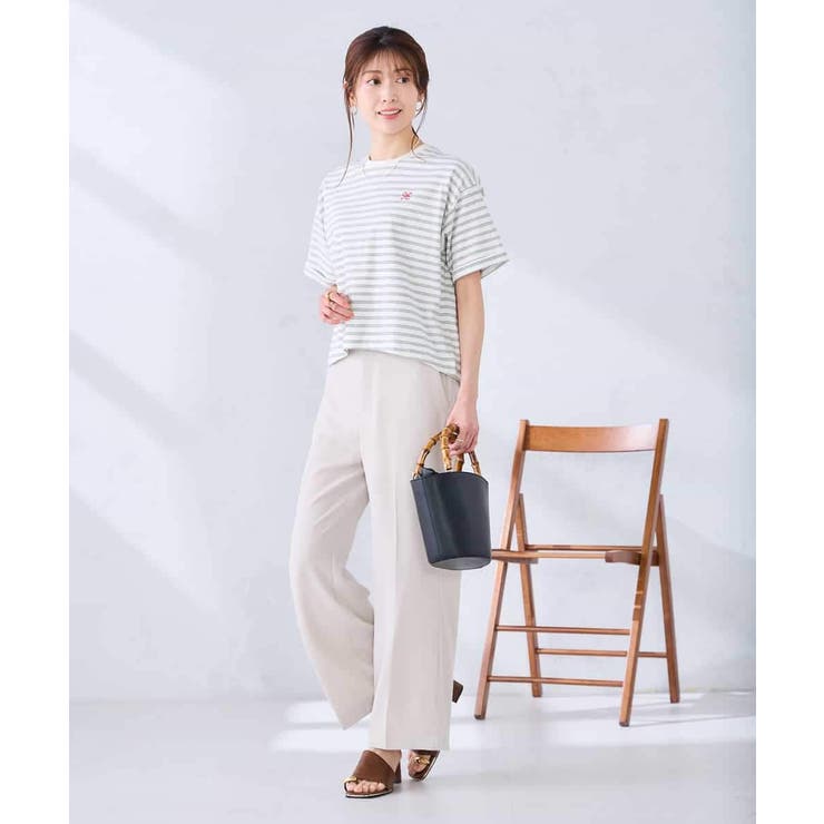 大人のクロップド刺繍Tシャツ【UVカット・接触冷感】 | a.v.v【WOMEN】 | 詳細画像28 
