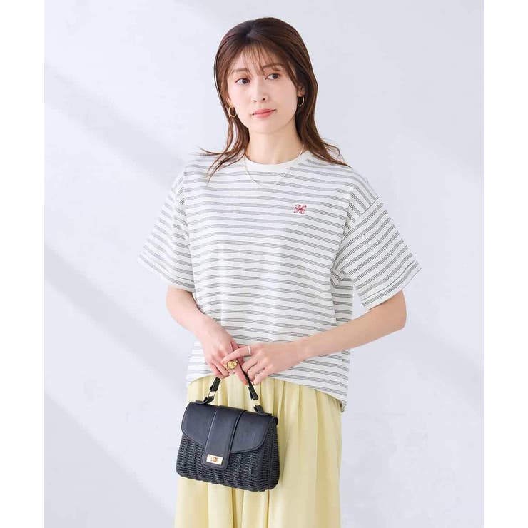 大人のクロップド刺繍Tシャツ【UVカット・接触冷感】 | a.v.v【WOMEN】 | 詳細画像29 