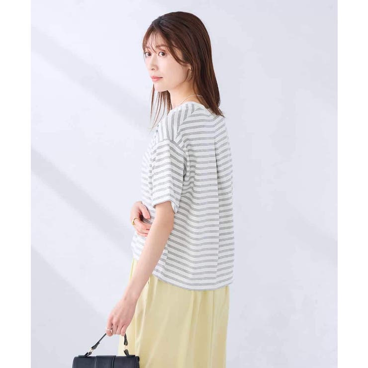 大人のクロップド刺繍Tシャツ【UVカット・接触冷感】 | a.v.v【WOMEN】 | 詳細画像32 