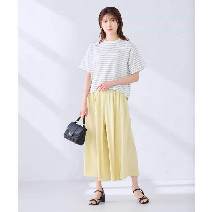 大人のクロップド刺繍Tシャツ【UVカット・接触冷感】 | a.v.v【WOMEN】 | 詳細画像33 