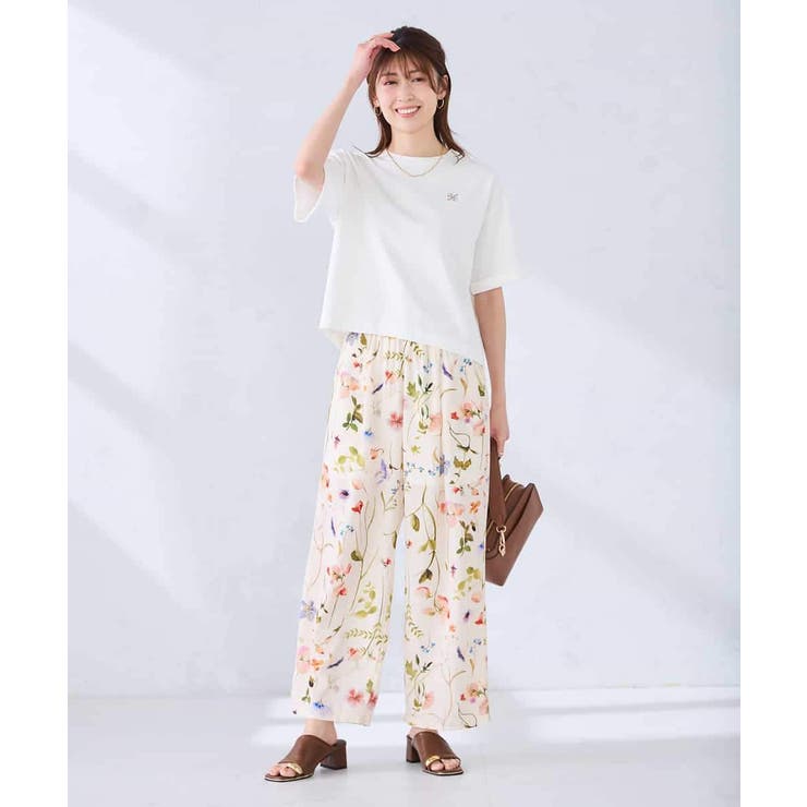 大人のクロップド刺繍Tシャツ【UVカット・接触冷感】 | a.v.v【WOMEN】 | 詳細画像40 